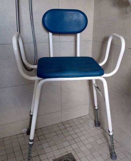 Adjustable shower seat