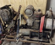 Vintage hydrovane compressor.