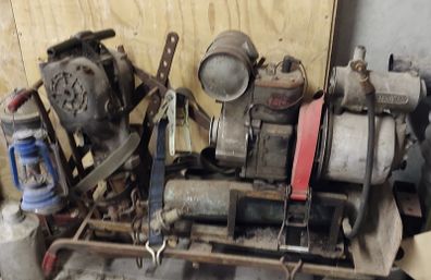 Vintage hydrovane compressor.