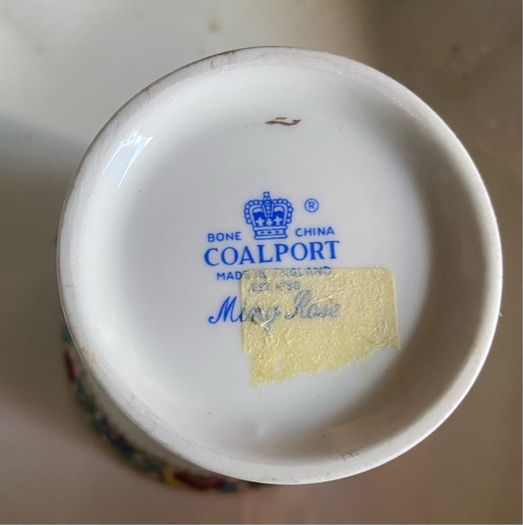 coalport Bone China Made In England ming rose vase