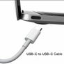 New USB-C Type C Male to Type C Male Charging Cable For Phones MacBook Air / Pro 1m - FHT16CAB Image 7
