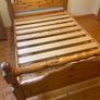 Solid Oak Double Bed for sale Image 3
