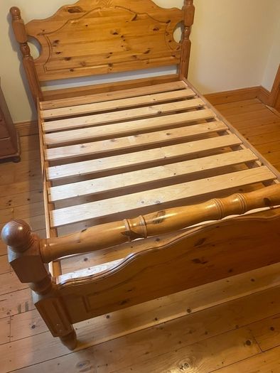 Solid Oak Double Bed for sale