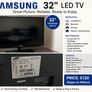 Samsung 32" LED TV,  Excellent Condition, Ready to Use Image 10
