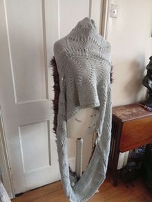 River island hooded shawl