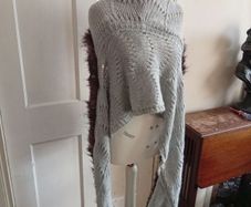River island hooded shawl