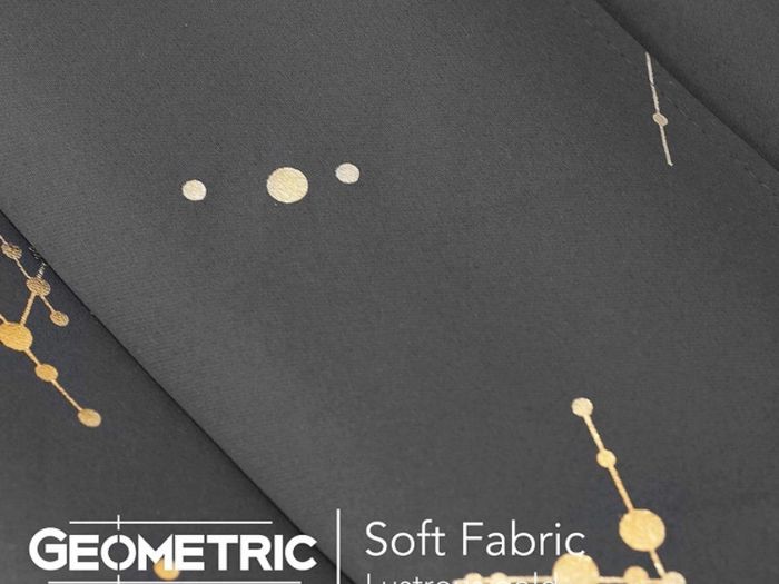 Eyelet Curtains, Blackout Curtains, Gold Constellation Printed Curtains Thermal Insulated Curtains for Bedroom (MULTIPLE COLOURS/SIZES)