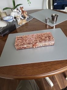 Jewellery box gold lucite