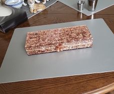 Jewellery box gold lucite