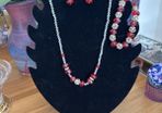 Beaded Glittery Necklace/Bracelet/Earrings
