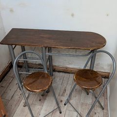 Bar table and stool