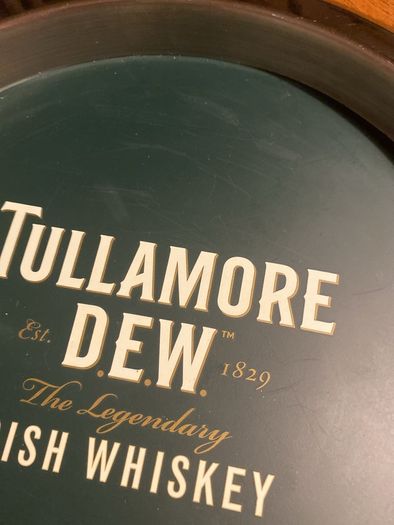 Tullamore Dew serving tray