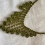Vintage Green Crystal Necklace Image 3