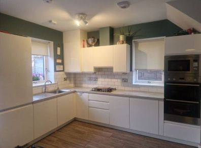 Modern White Gloss Kitchen ONO