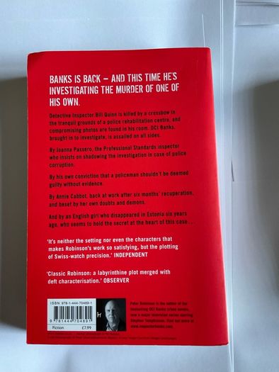 12 x Peter Robinson DCI BANKS crime series no 7 and 13 to 25 or individual