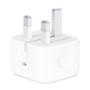 Official Genuine Apple 20W USB-C Fast Charger With Folding Pins - White - Techmarket Store, Portlaoise, Co. Laois - techmarket.ie
