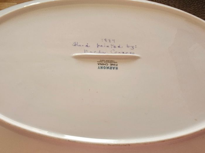 Handpainted Serving Plate