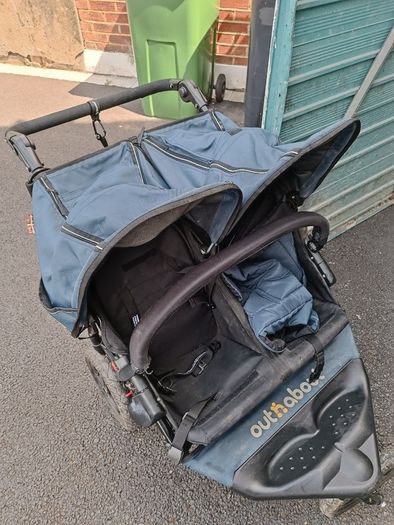 Out n about double buggy with buggy board included