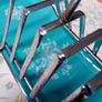 Vintage Chrome and Ceramic 1950s Toast Rack Image 5
