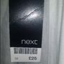 BNWT white long line linen Next white top size UK12 EU40 Postage included Image 4