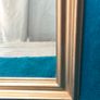Mirror with frame in antique gold Image 2