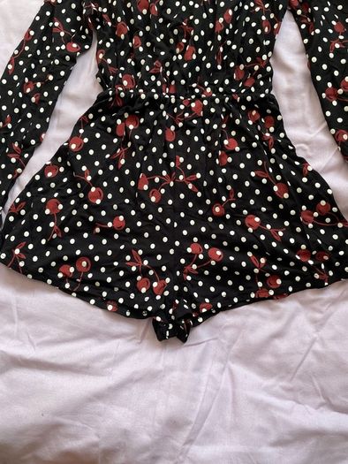 Black Bardot play suit