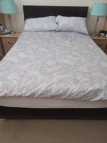 Small double bed