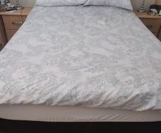 Small double bed