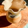 Vintage Kilkenny Irish Studio Pottery Vase Hand Painted Olives Signed Ceramic Image 6