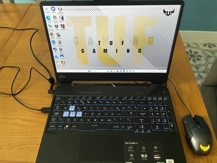 ASUS TUF FX506LI Full HD 144Hz 15.6" Gaming Laptop (Intel i5-10300H, Nvidia GeForce GTX 1650Ti, 8GB RAM, 512GB SSD, 4-Zone RGB Keyboard, Windows 10)