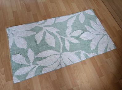 Soft floral rug, 129x78cm