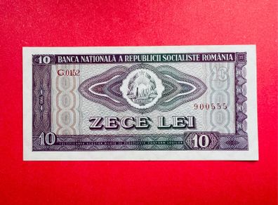 Romania.  10  LEI.  1966  Pick  94a.  A/ Uncirculated )