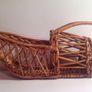 Retro Wicker Wine Serving Basket Image 5