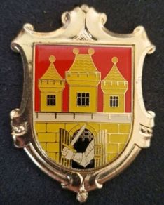 Coat of armes city of Prague, Czech Republic.