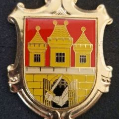 Coat of armes city of Prague, Czech Republic.
