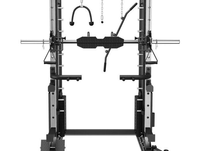 Multifunctional squat, smith and dual cable machine (new)