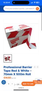 Pro barrier tape 6 rolls