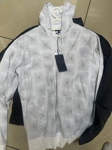 Armani all over print hoodie BNWT