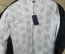 Armani all over print hoodie BNWT
