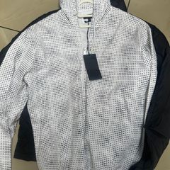 Armani all over print hoodie BNWT