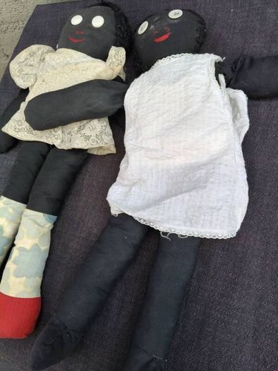 Vintage Rag dolls x 2