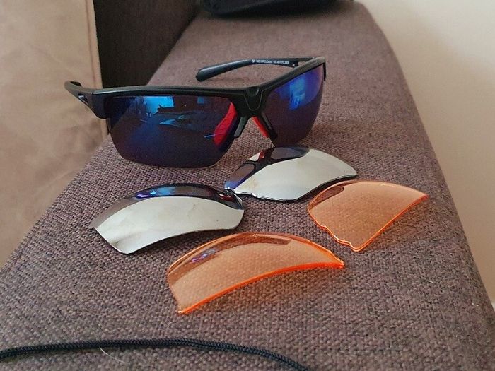 Sports Sunglasses Set with Interchangeable Lenses