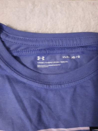 purple under armour girls top