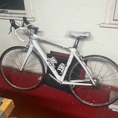 White Road Bike