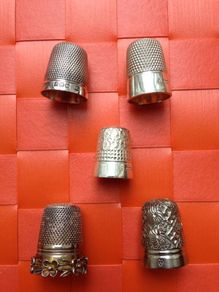 Antique /Vintage Silver thimble