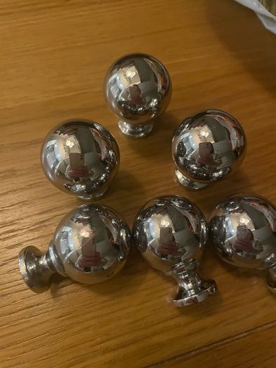 45 Silver Chrome door knobs