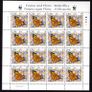 2005 Ireland Fauna and Flora (Butterflies) Commemorative Stamp Sheetlet Plate 1B1B1B1B Mint Never Hinged (MNH) Image 5