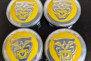 Jaguar caps YELLOW (For Aftermarket) FREE POST