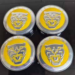 Jaguar caps YELLOW (For Aftermarket) FREE POST