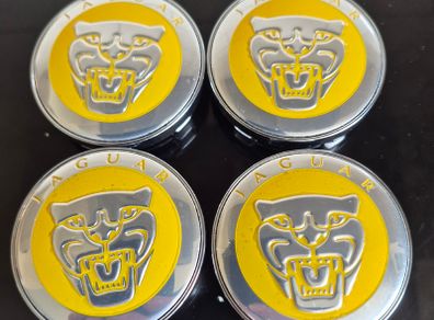 Jaguar caps YELLOW (For Aftermarket) FREE POST